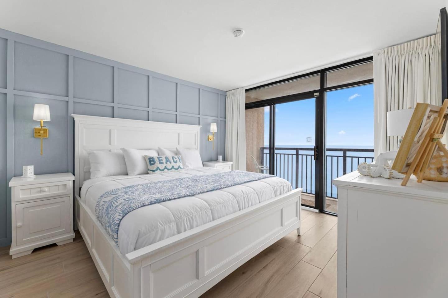 マートルビーチLuxury Ocean Front By Barefoot Landingアパートメント エクステリア 写真