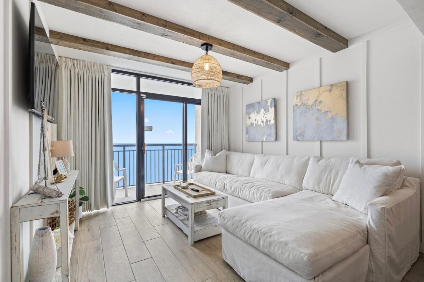 マートルビーチLuxury Ocean Front By Barefoot Landingアパートメント エクステリア 写真