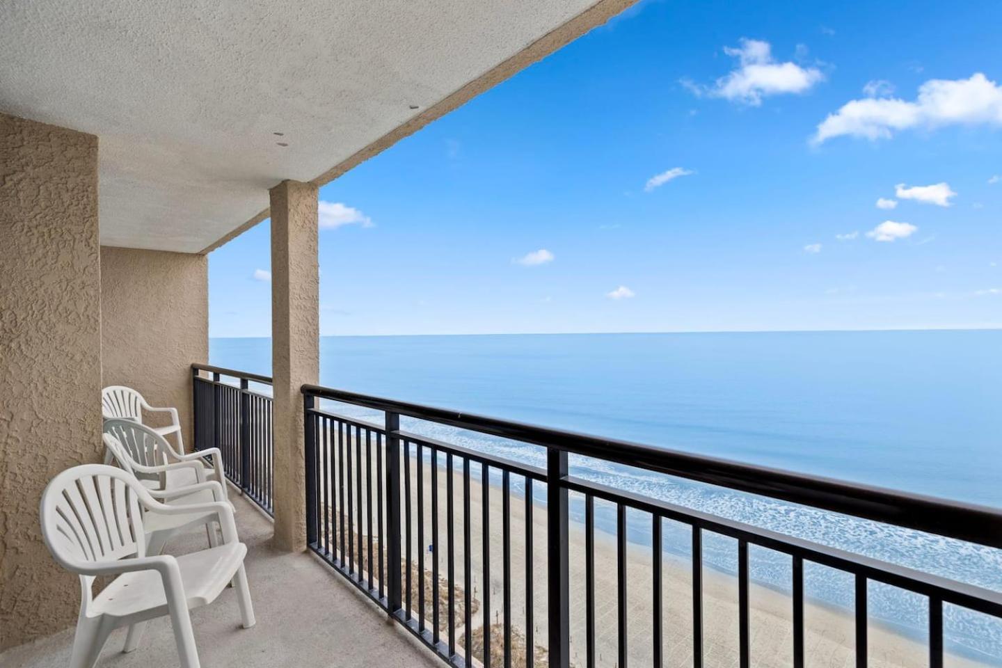 マートルビーチLuxury Ocean Front By Barefoot Landingアパートメント エクステリア 写真