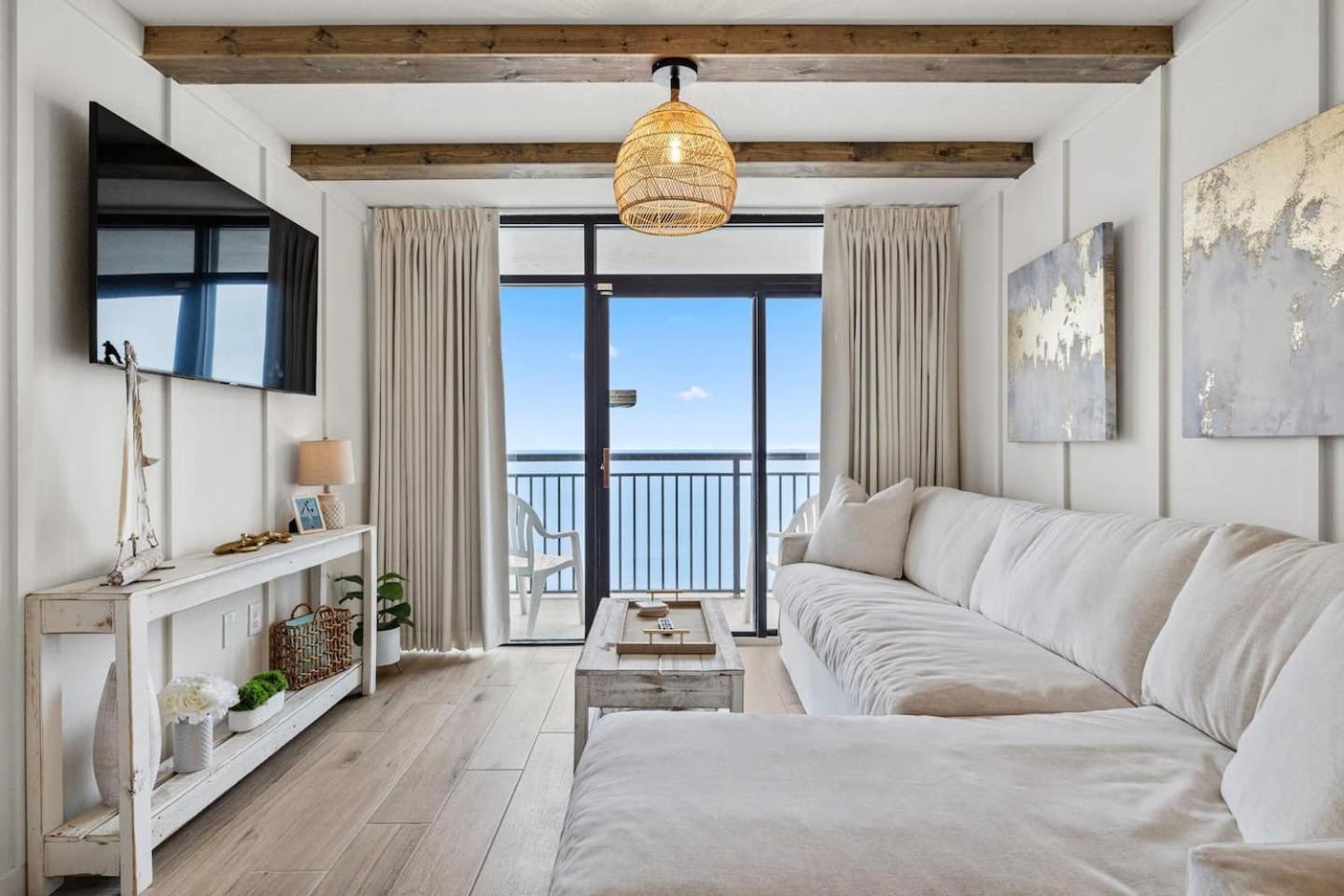 マートルビーチLuxury Ocean Front By Barefoot Landingアパートメント エクステリア 写真