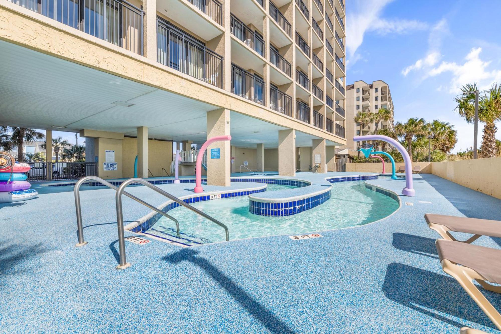マートルビーチLuxury Ocean Front By Barefoot Landingアパートメント エクステリア 写真