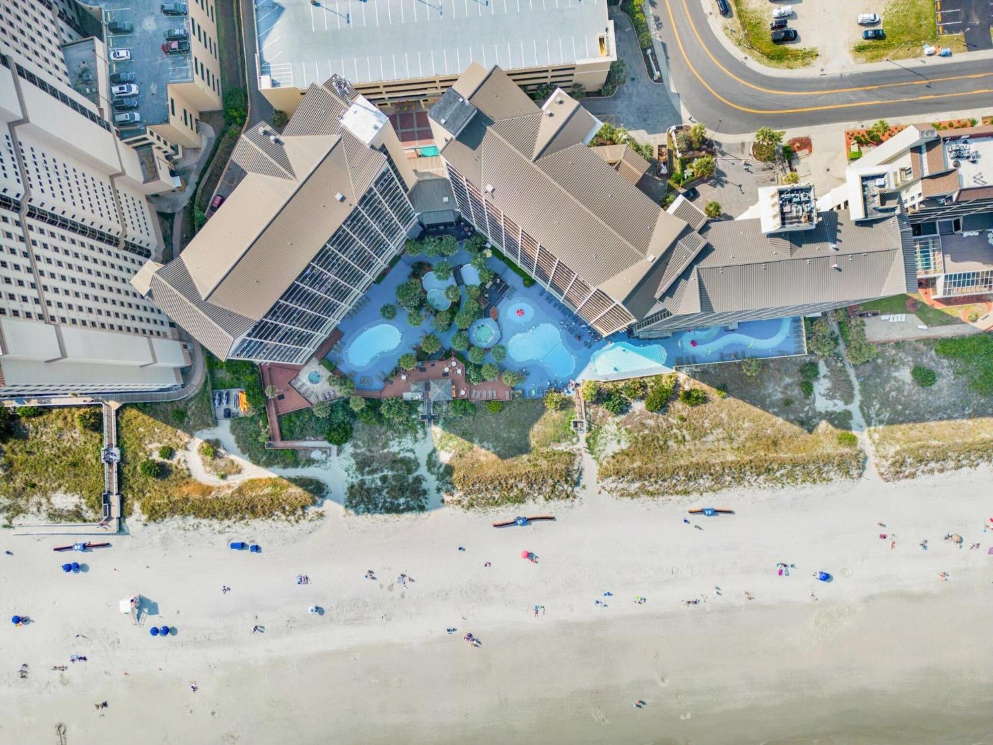 マートルビーチLuxury Ocean Front By Barefoot Landingアパートメント エクステリア 写真
